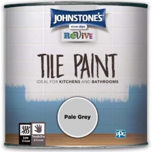 Johnstones Revive Tile Paint Pale Grey 750ml