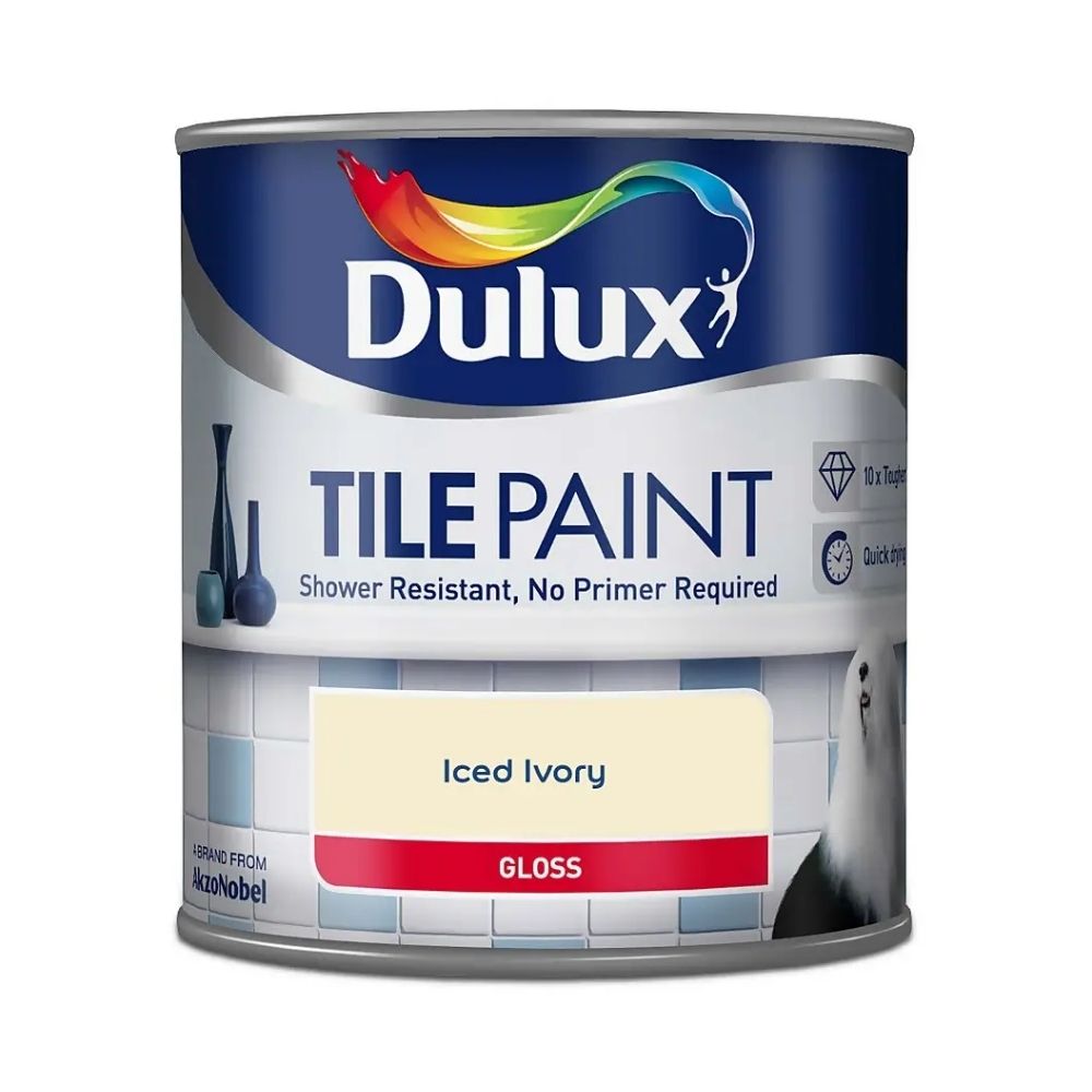 Dulux Iced Ivory - Tile Paint - 600ml
