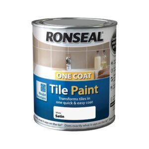 Ronseal Pure Brilliant White - One Coat Tile Paint - 750ml