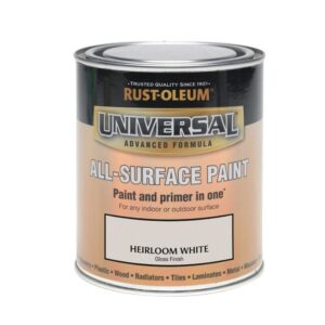 Rust-Oleum 750ml Universal Paint - Gloss Heirloom White