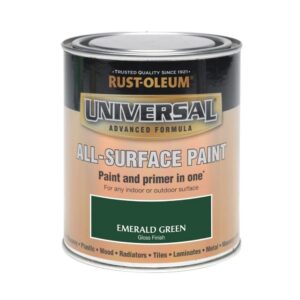 Rust-Oleum AMZ0046 750ml Universal Paint - Gloss Emerald Green