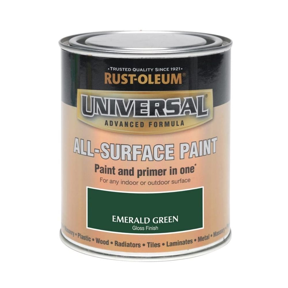 Rust-Oleum AMZ0046 750ml Universal Paint - Gloss Emerald Green