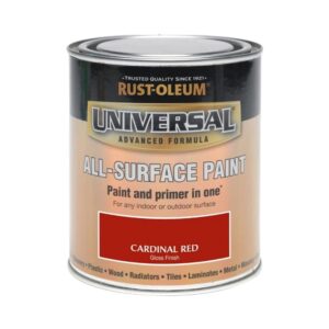 Rust-Oleum AMZ0057 250ml Universal Paint - Gloss Cardinal Red