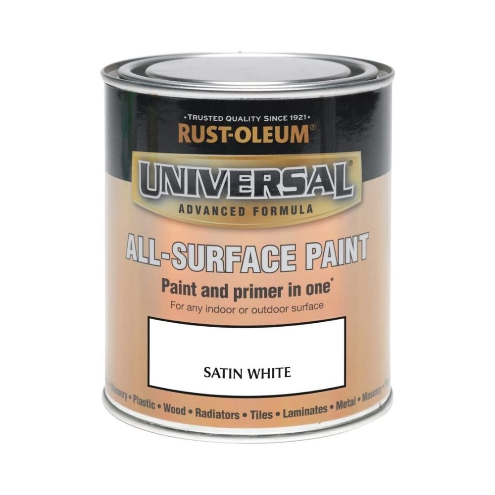 Rust-Oleum AMZ0086 750ml Universal Paint - Satin White