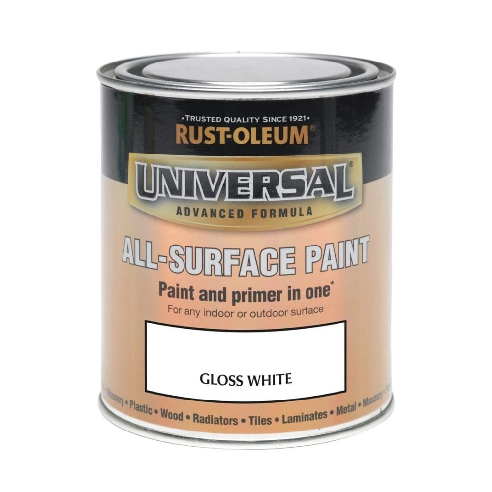 Rust-Oleum AMZ0091 750ml Universal Paint - Gloss White