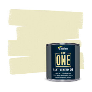 The One Paint Matte Cream 250ml - Multi Surface Paint - No Undercoat or Primers Required