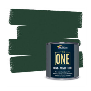 The One Paint Matte Green 250ml - Multi Surface Paint - No Undercoat or Primers Required