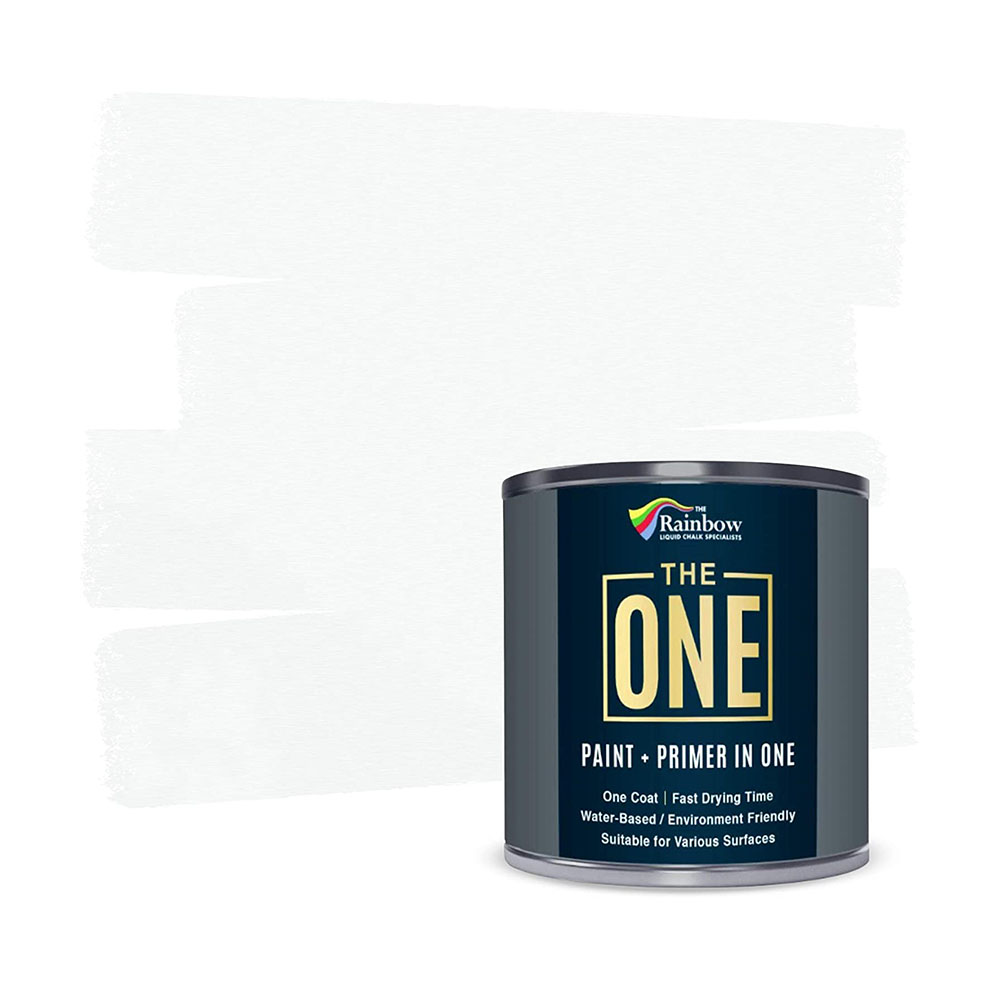 The One Paint Matte Off White 250ml - Multi Surface Paint - No Undercoat or Primers Required
