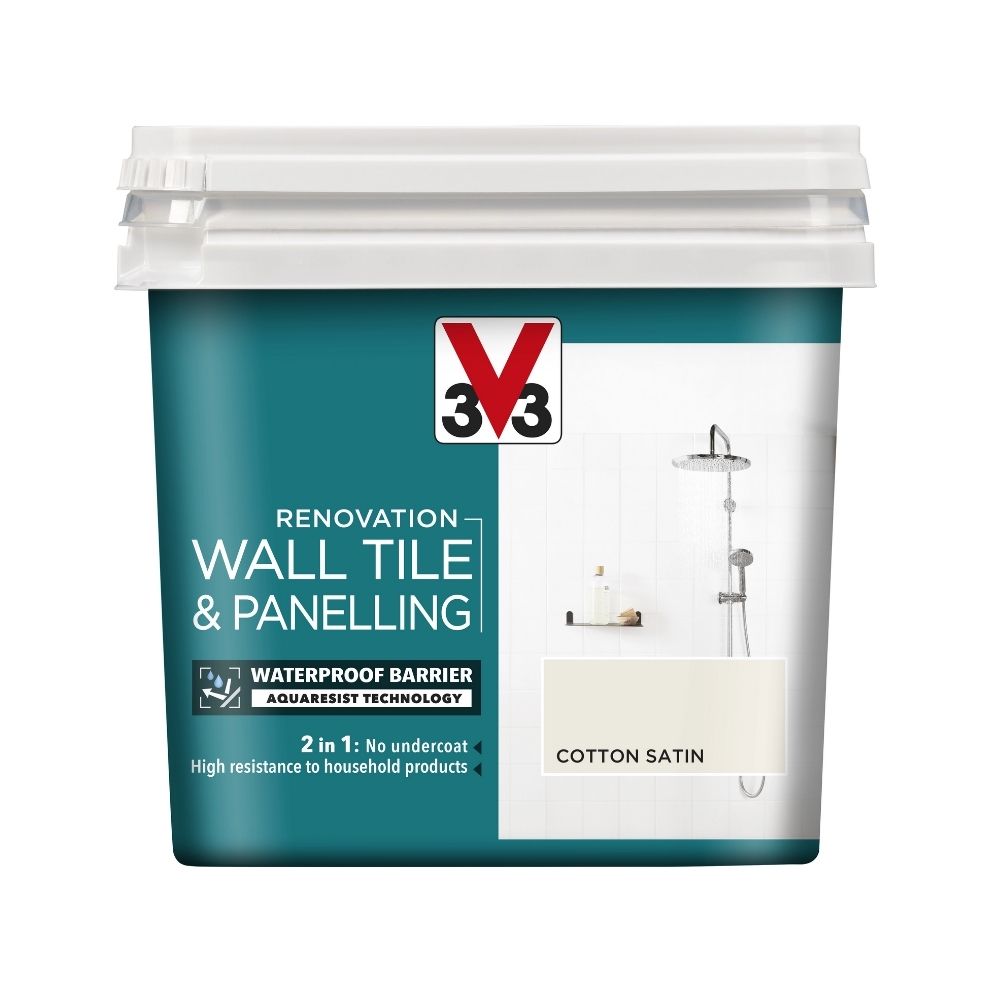 V33 Renovation Cotton Satin Wall Tile & Panelling Paint